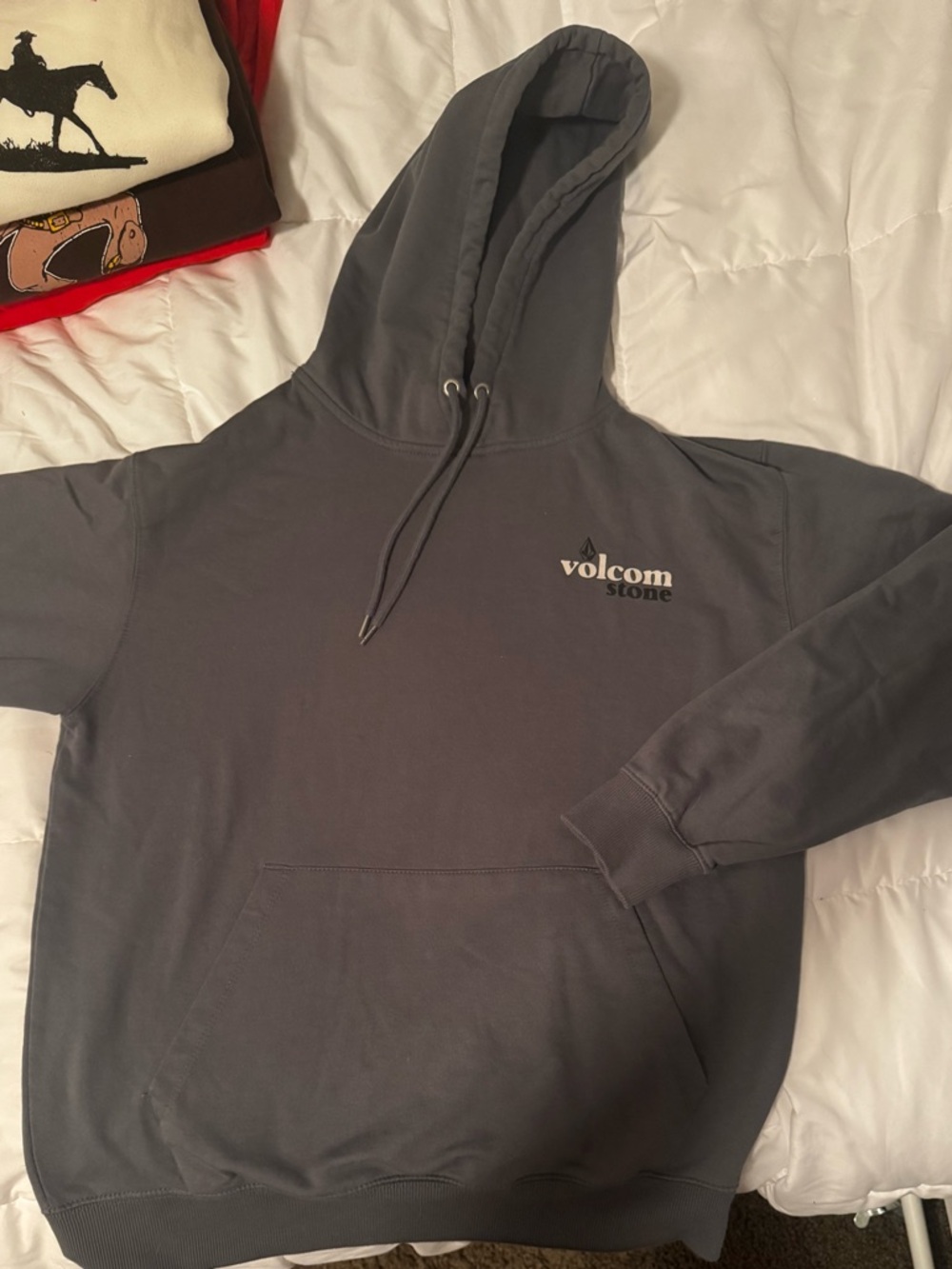 Volcom Gray Pullover Hoodie